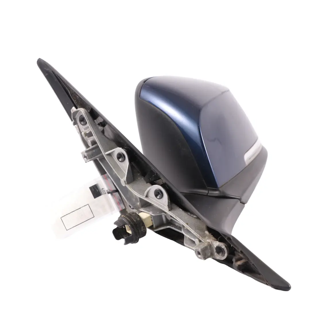 BMW F20 Wing Mirror Door Left N/S High Gloss Auto Deep Sea Blue - A76 - SKU rhd-7242823-DSB - Part number 7242823