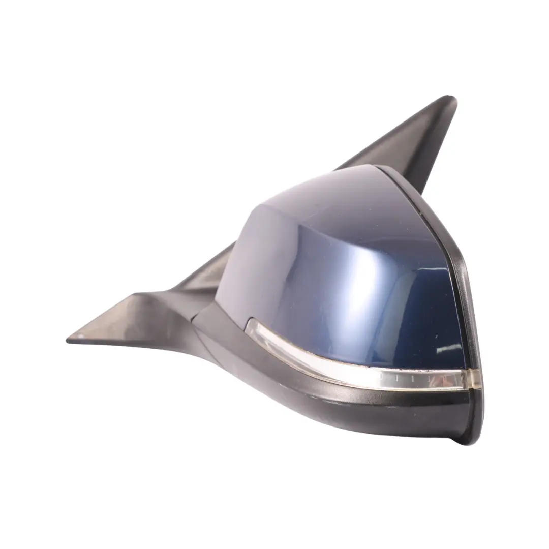 BMW F20 Wing Mirror Door Left N/S High Gloss Auto Deep Sea Blue - A76 - SKU rhd-7242823-DSB - Part number 7242823