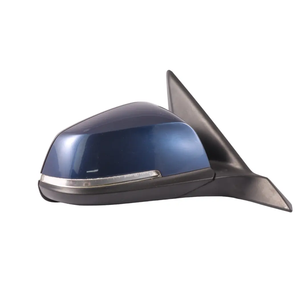 BMW F20 Wing Mirror Door Right O/S High Gloss Auto Deep Sea Blue - A76 - SKU rhd-7242824-DSB - Part number 7242824