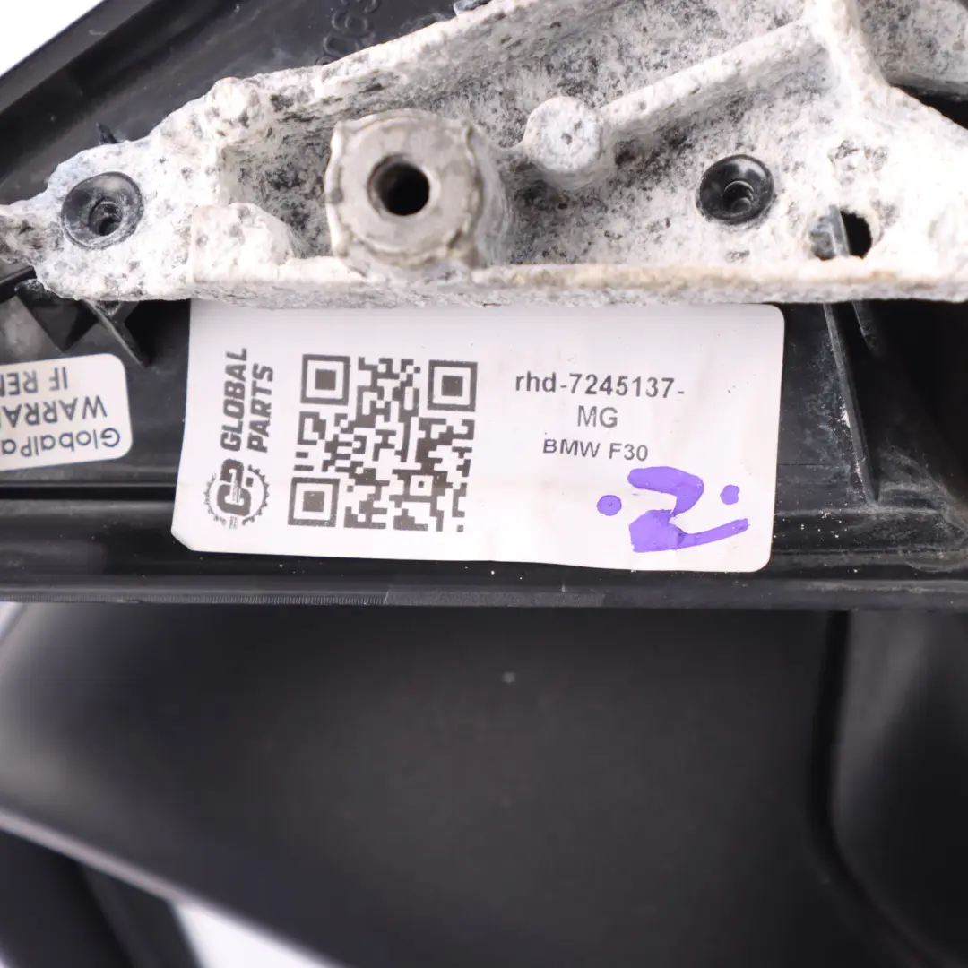 Wing Mirror BMW F30 F31 Heated Auto Dip Left N/S Mineral Grey B39 to with Part number 7245137 Wing Mirror BMW F30 F31 Heated Auto Dip Left N/S Mineral Grey B39 - SKU rhd-7245137-MG - Part number 7245137