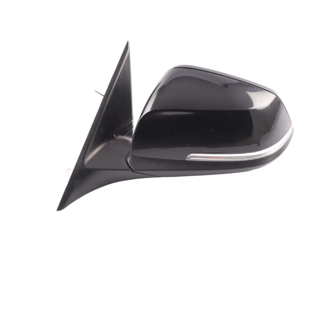  Wing Mirror BMW F30 F31 Heated Door Left N/S Outside 5 Pins Lane Assist Black - SKU rhd-7245153-BS - Part number 7245153