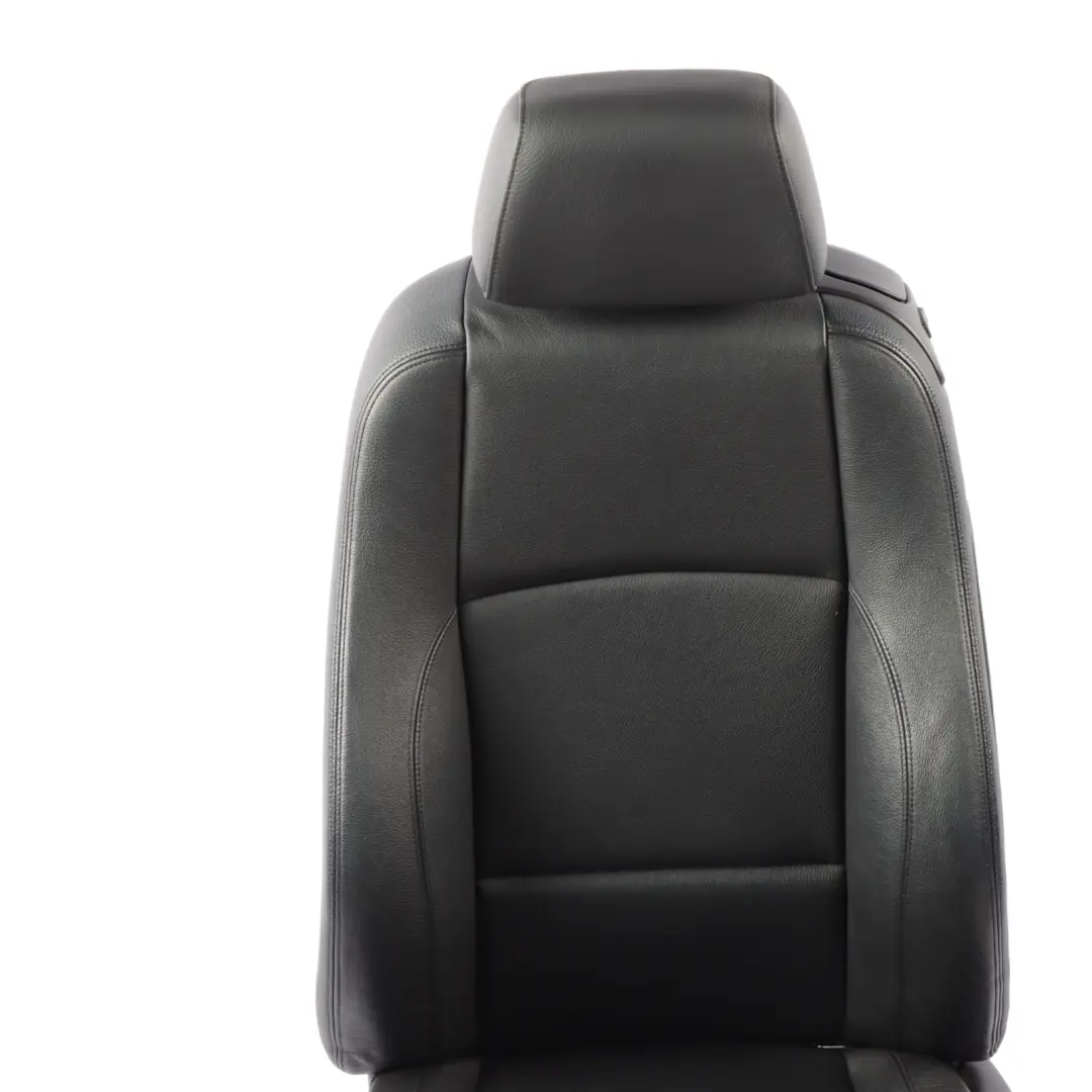  Front Seat BMW E81 E82 Left N/S Memory M Sport Black Schwarz Leather Boston - SKU rhd-7247319-3 - Part number 7247319