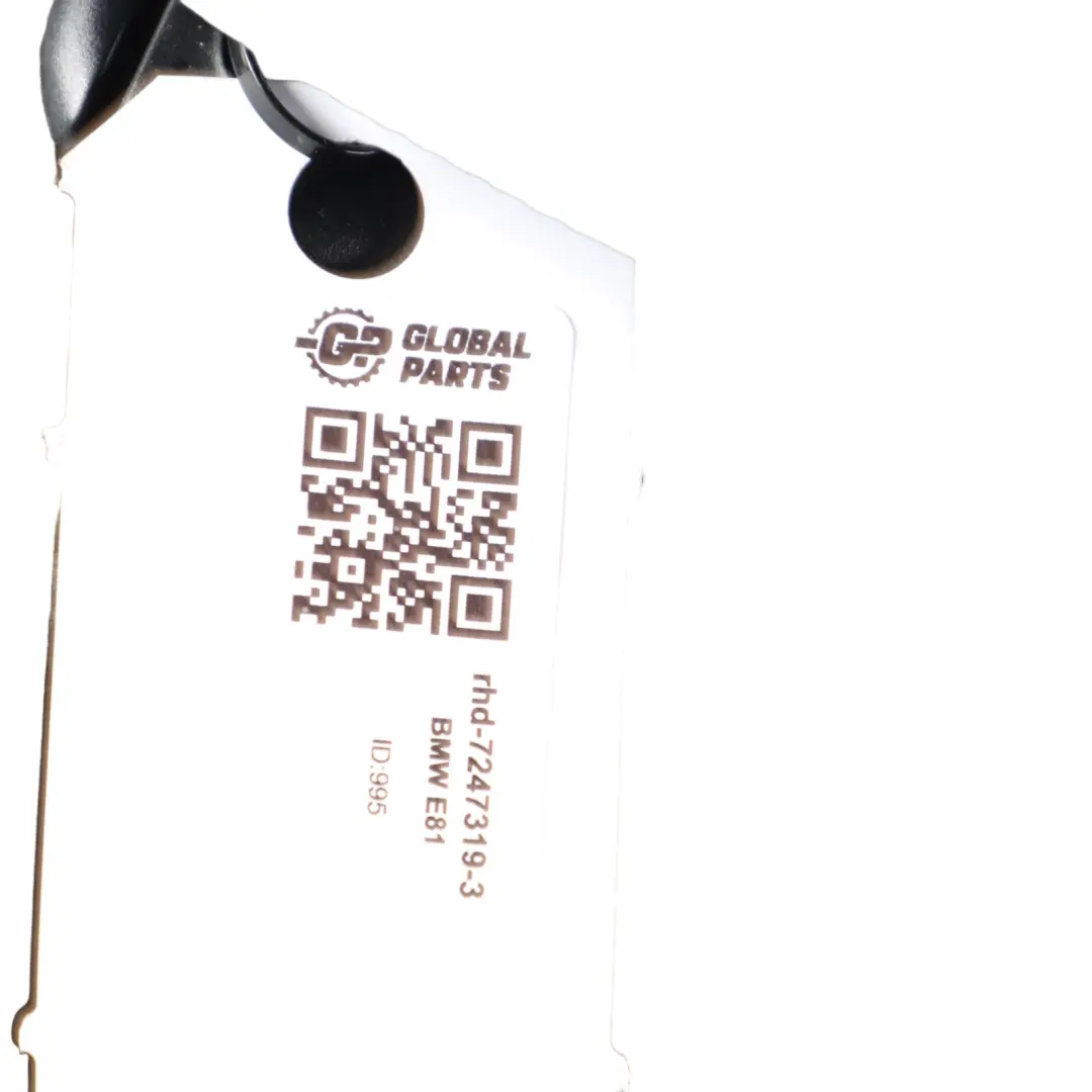  Front Seat BMW E81 E82 Left N/S Memory M Sport Black Schwarz Leather Boston - SKU rhd-7247319-3 - Part number 7247319