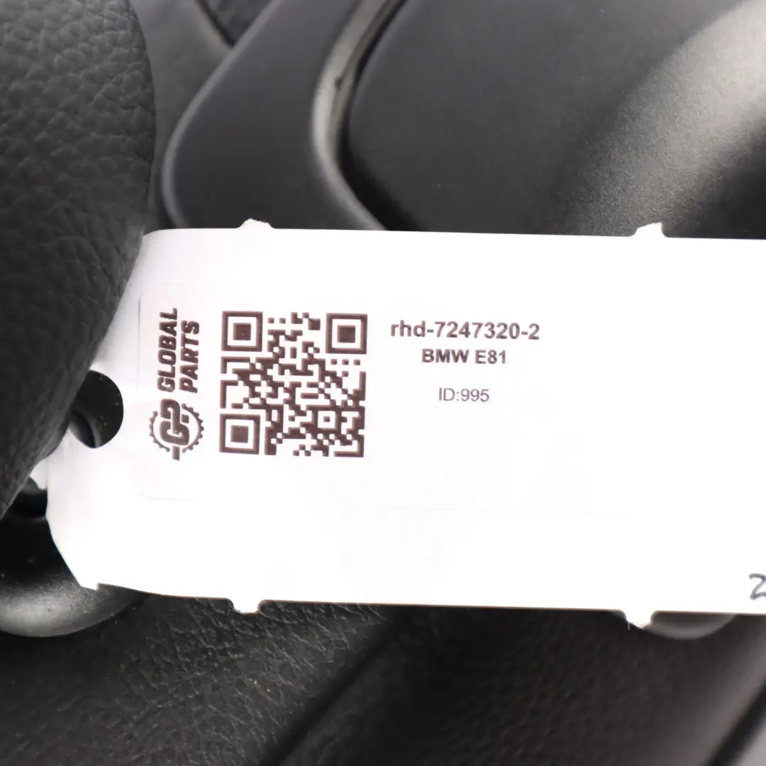 Front Right O/S Seat Memory M Sport Black Leather Boston Interior to BMW E81 E82 with Part number 7247320 BMW E81 E82 Front Right O/S Seat Memory M Sport Black Leather Boston Interior - SKU rhd-7247320-2 - Part number 7247320