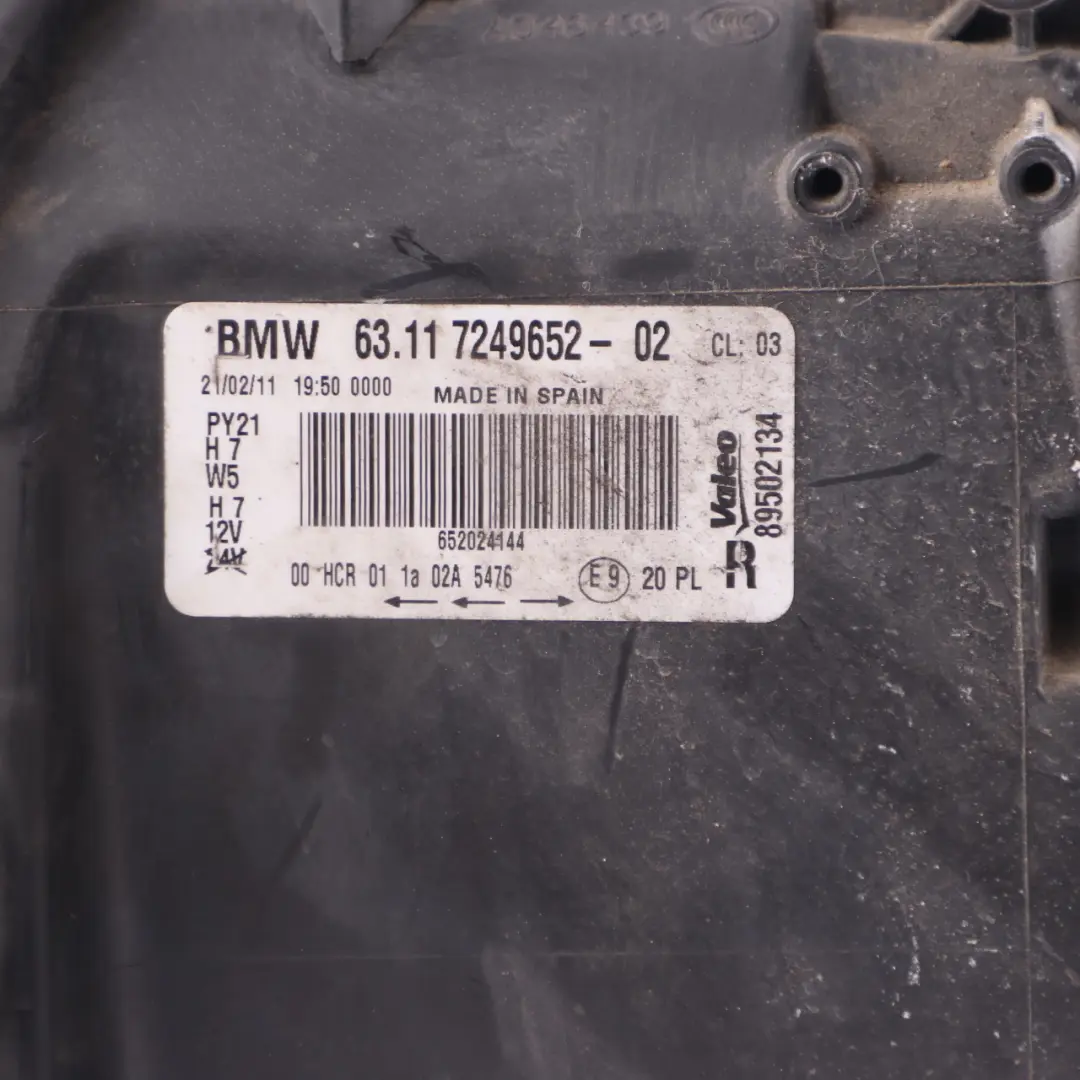 Headlight BMW E87 LCI E81 E82 Headlamp Driver Lamp Right O/S Light to with Part number 7249652 Headlight BMW E87 LCI E81 E82 Headlamp Driver Lamp Right O/S Light - SKU rhd-7249652-1 - Part number 7249652