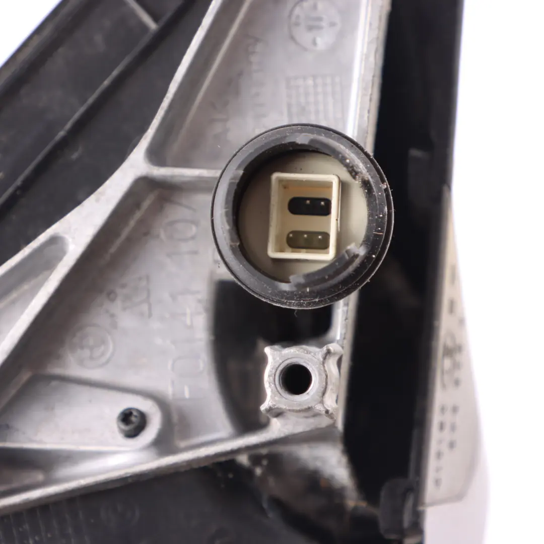 Outside Heated Left Base Wing Mirror N/S 5 PIN to BMW 1 Series E87 LCI with Part number 7268125 BMW 1 Series E87 LCI Outside Heated Left Base Wing Mirror N/S 5 PIN - SKU rhd-7268125-2 - Part number 7268125