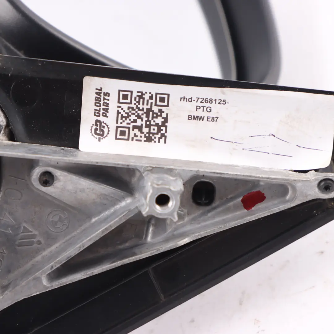 Wing Mirror BMW E87 LCI Outside Left Door N/S Patagonia Green Metallic - A71 to with Part number 7268125 Wing Mirror BMW E87 LCI Outside Left Door N/S Patagonia Green Metallic - A71 - SKU rhd-7268125-PTG - Part number 7268125