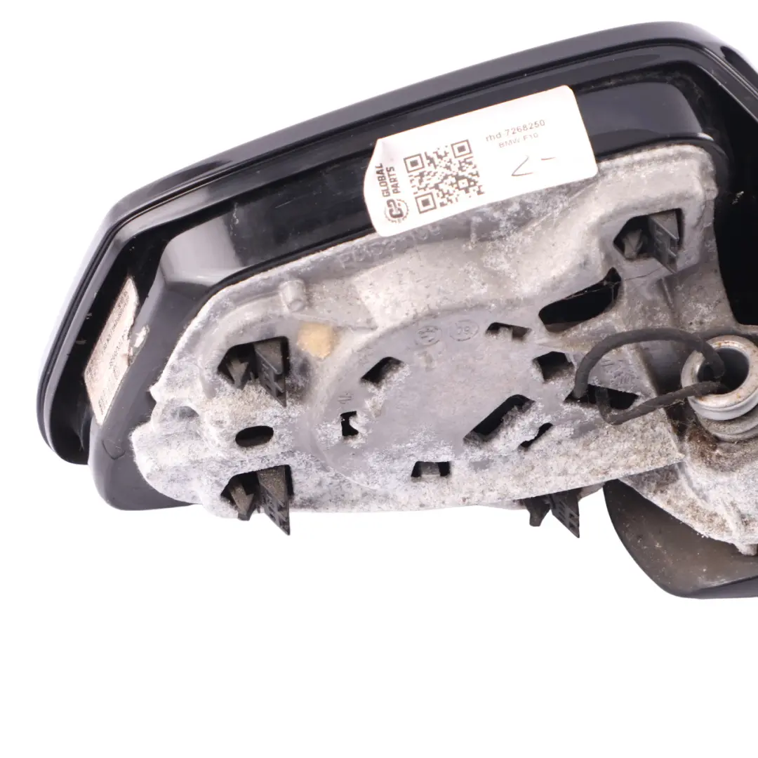 Heated Wing Mirror Front Right O/S High Gloss to BMW F10 F11 with Part number 7268250 BMW F10 F11 Heated Wing Mirror Front Right O/S High Gloss - SKU rhd-7268250 - Part number 7268250