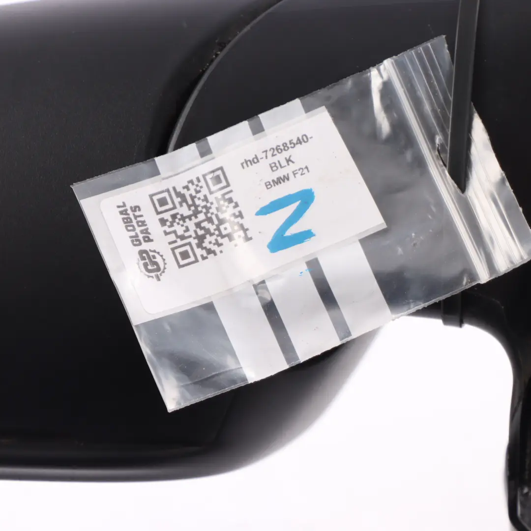 Wing Mirror Door BMW F21 F22 F23 Right Heated Outside O/S Black to with Part number 7268540 Wing Mirror Door BMW F21 F22 F23 Right Heated Outside O/S Black - SKU rhd-7268540-BLK - Part number 7268540