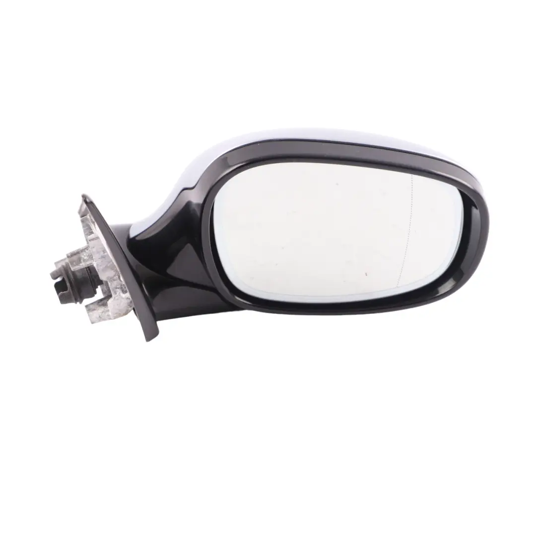 Wing Mirror High Gloss Heated Right O/S Blue Water Metallic to BMW E90 LCI with Part number 7282602 BMW E90 LCI Wing Mirror High Gloss Heated Right O/S Blue Water Metallic - SKU rhd-7282602-WB - Part number 7282602