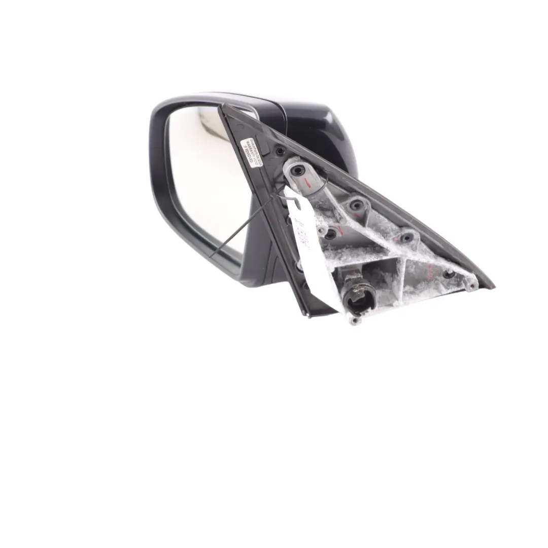 BMW X5 Series E70 Auto Dip Power Fold Left Wing Mirror N/S Black Sapphire 475 - SKU rhd-7282723-BS - Part number 7282723