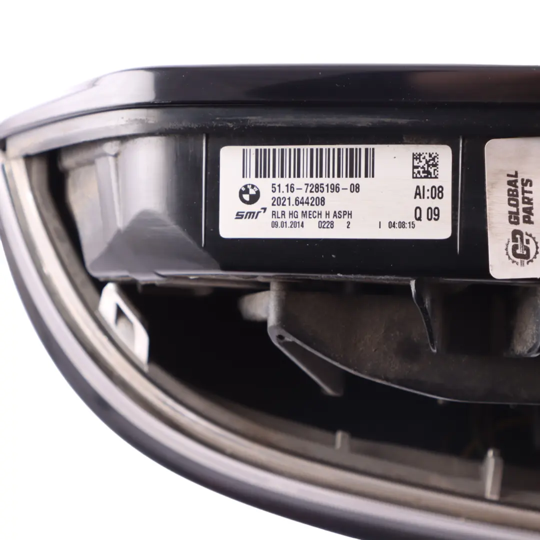  Wing Mirror BMW F32 F36 High Gloss Heated Right O/S Outside 6 Pins Black - SKU rhd-7285206 - Part number 7285206