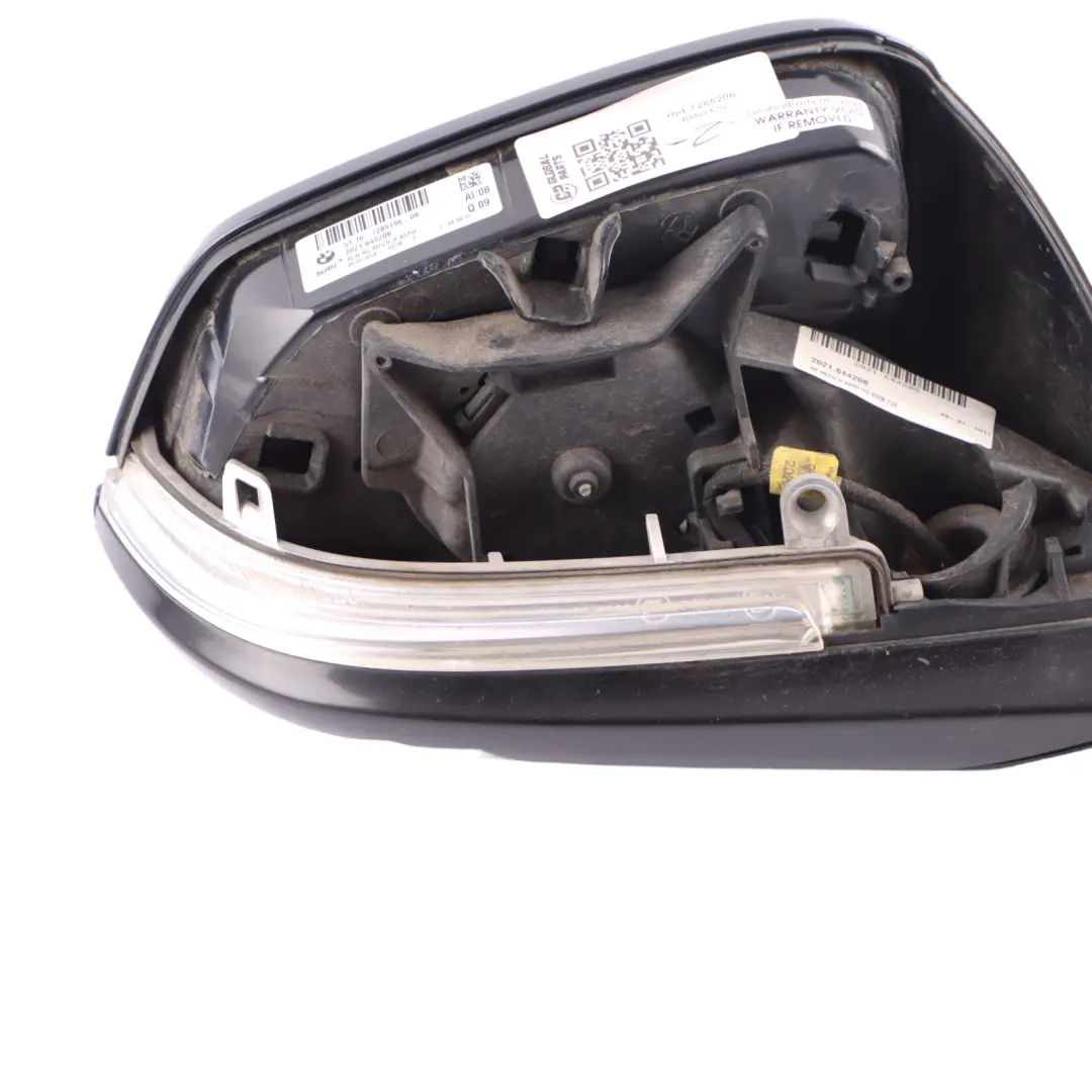  Wing Mirror BMW F32 F36 High Gloss Heated Right O/S Outside 6 Pins Black - SKU rhd-7285206 - Part number 7285206