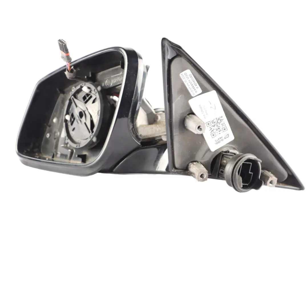  Wing Mirror BMW F12 F13 Heated Door Left N/S High Gloss Carbon Black - 416 - SKU rhd-7286409 - Part number 7286409
