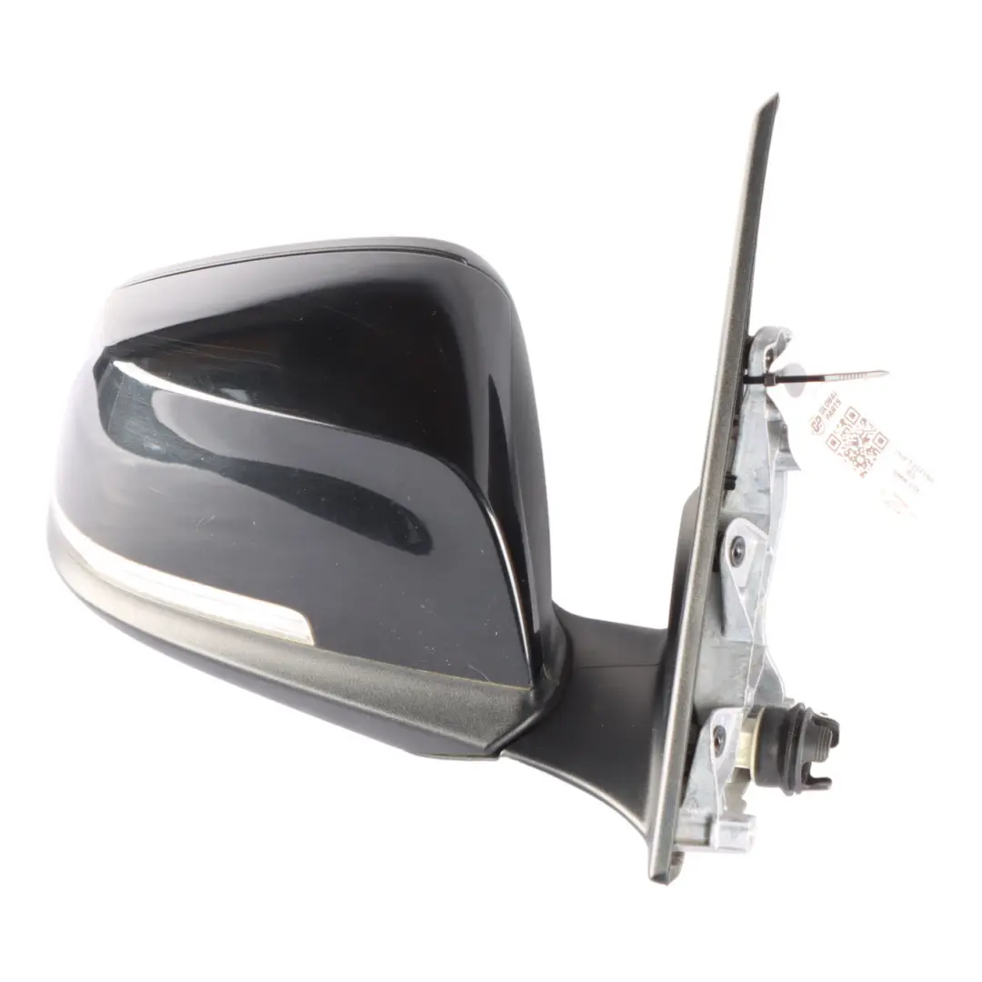 BMW X1 Series E84 Heated Right Wing Mirror O/S Black Sapphire Metallic 475 - SKU rhd-7307158-BS - Part number 7307158