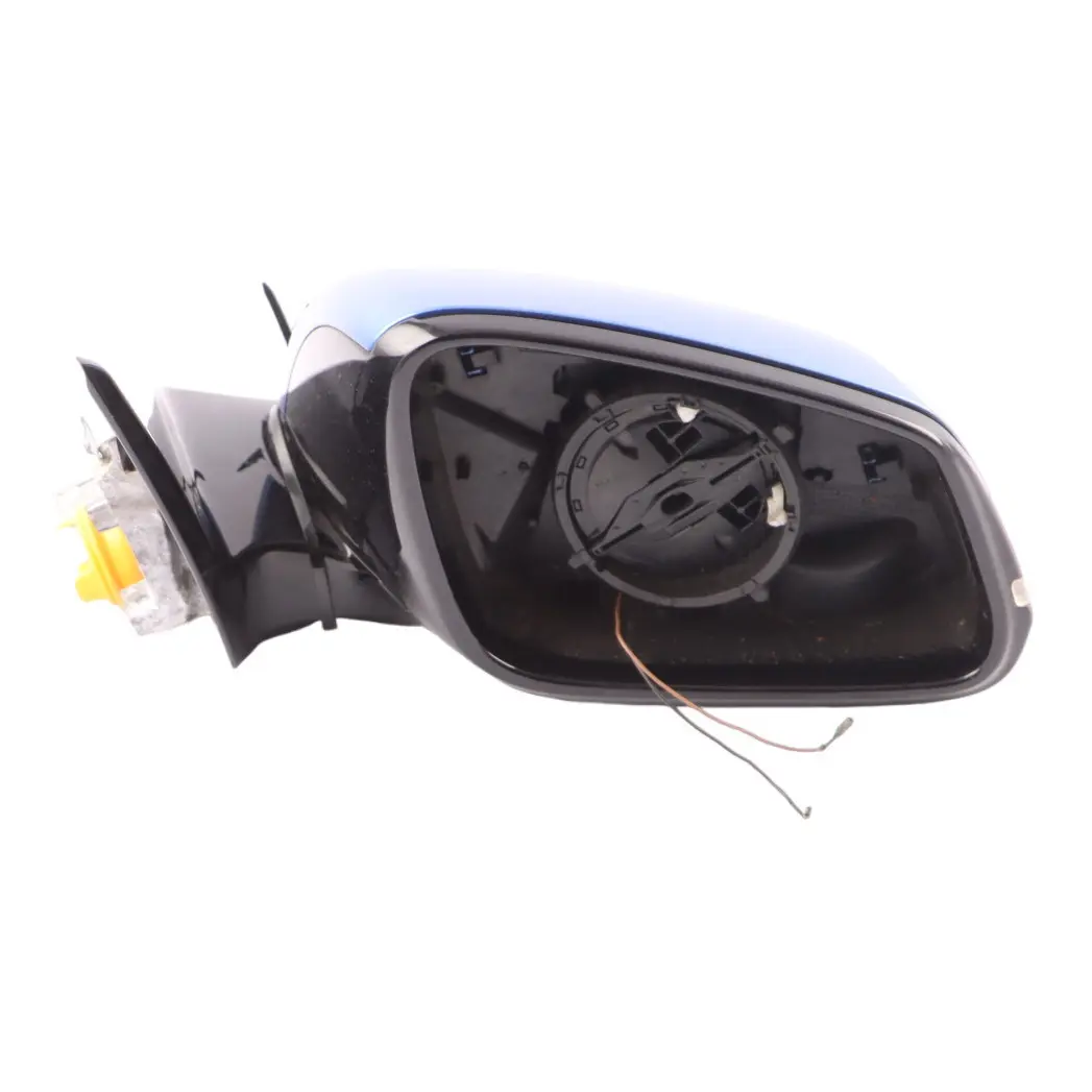 BMW F30 F31 High Gloss Heated Right Wing Mirror O/S Estorilblau Estoril Blue - SKU rhd-7345660-EB - Part number 7345660