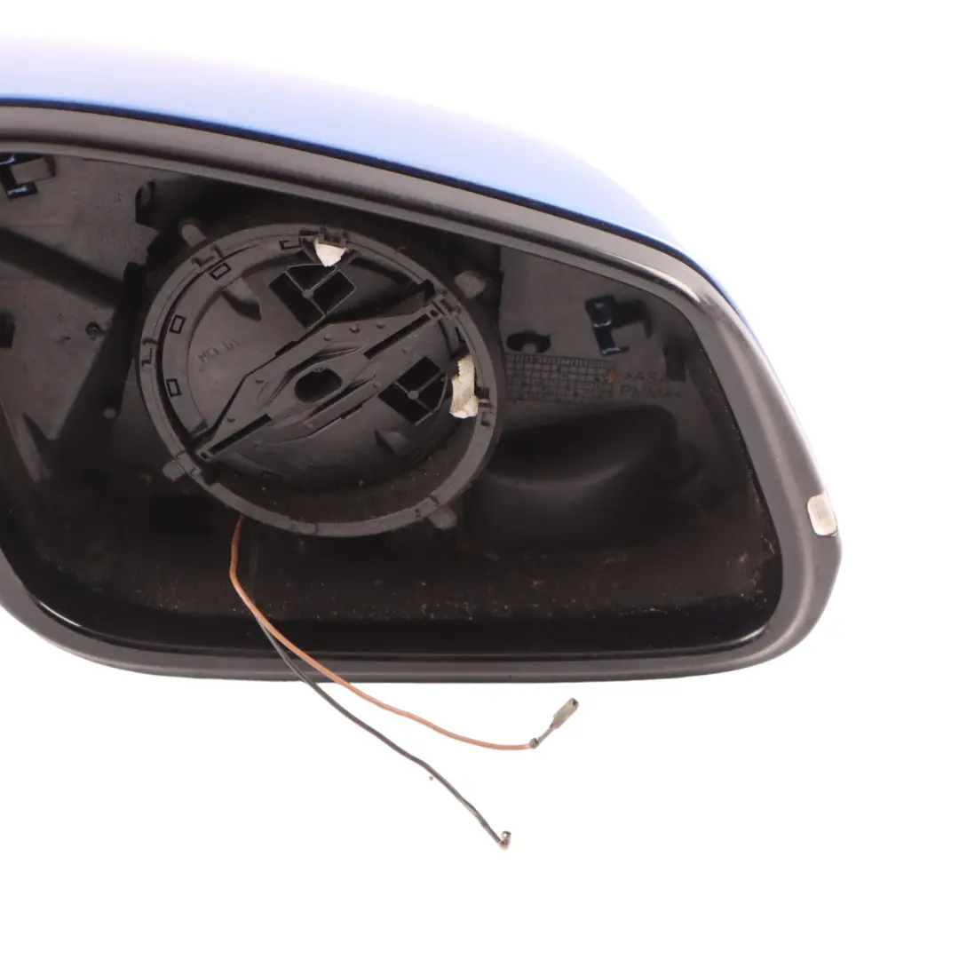 BMW F30 F31 High Gloss Heated Right Wing Mirror O/S Estorilblau Estoril Blue - SKU rhd-7345660-EB - Part number 7345660