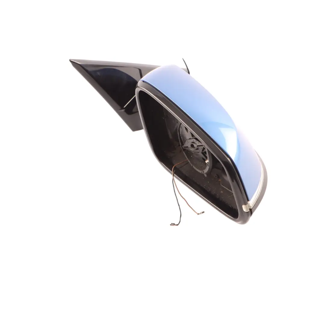 BMW F30 F31 High Gloss Heated Right Wing Mirror O/S Estorilblau Estoril Blue - SKU rhd-7345660-EB - Part number 7345660