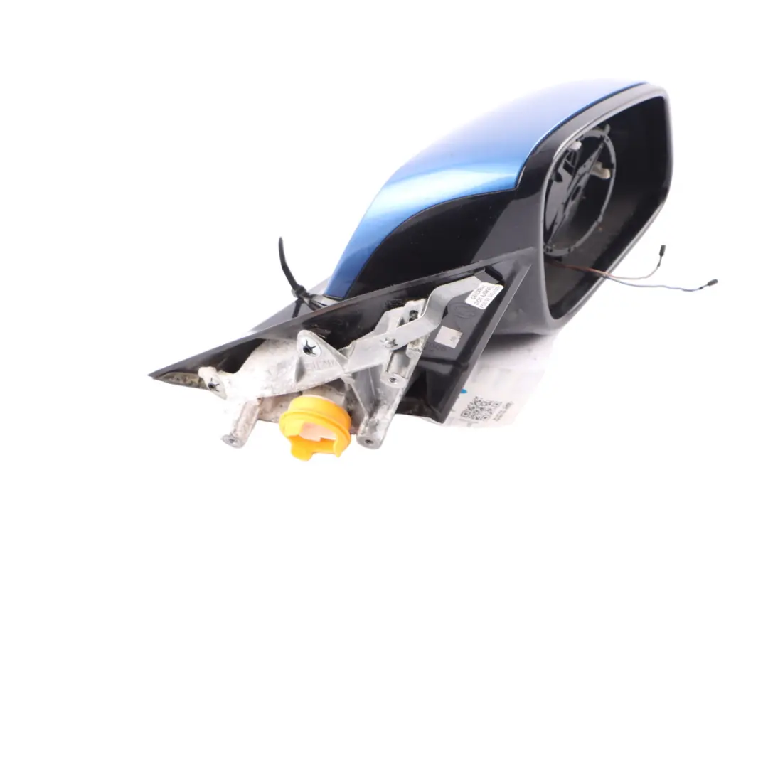 BMW F30 F31 High Gloss Heated Right Wing Mirror O/S Estorilblau Estoril Blue - SKU rhd-7345660-EB - Part number 7345660