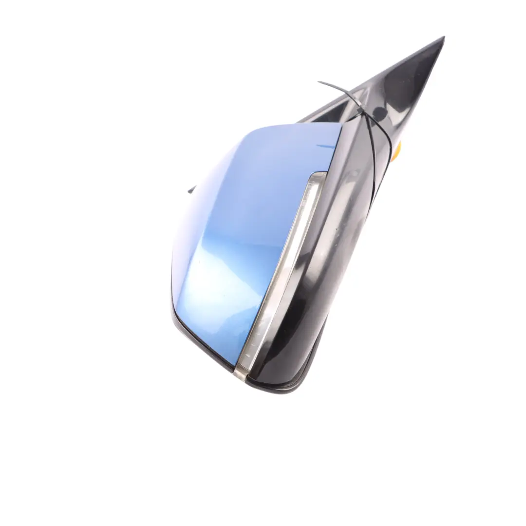 BMW F30 F31 High Gloss Heated Right Wing Mirror O/S Estorilblau Estoril Blue - SKU rhd-7345660-EB - Part number 7345660