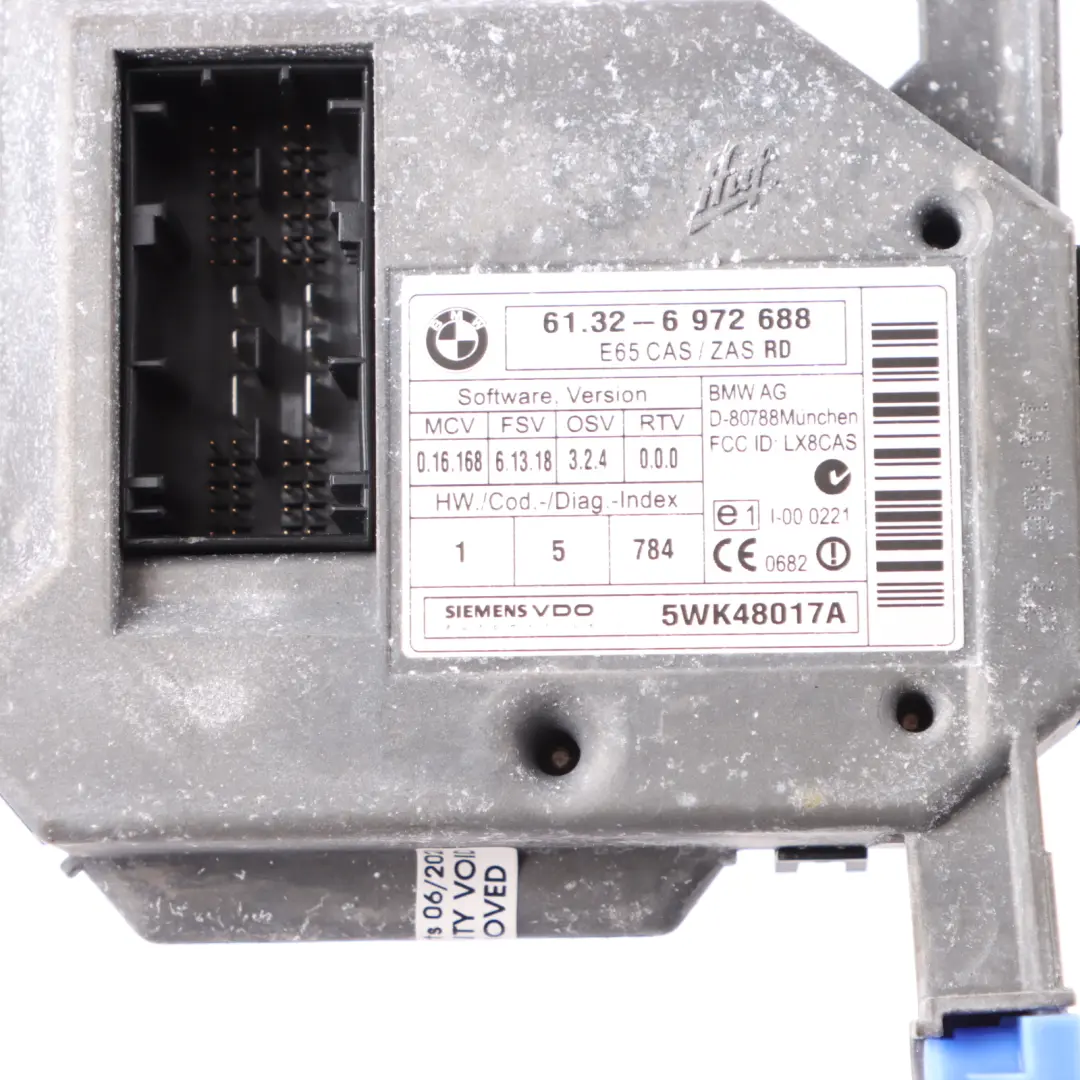 BMW E65 730d M57N2 231HP ECU Engine Kit DDE + CAS + 2 Keys Automatic - SKU rhd-7801712-4 - Part number 7801712