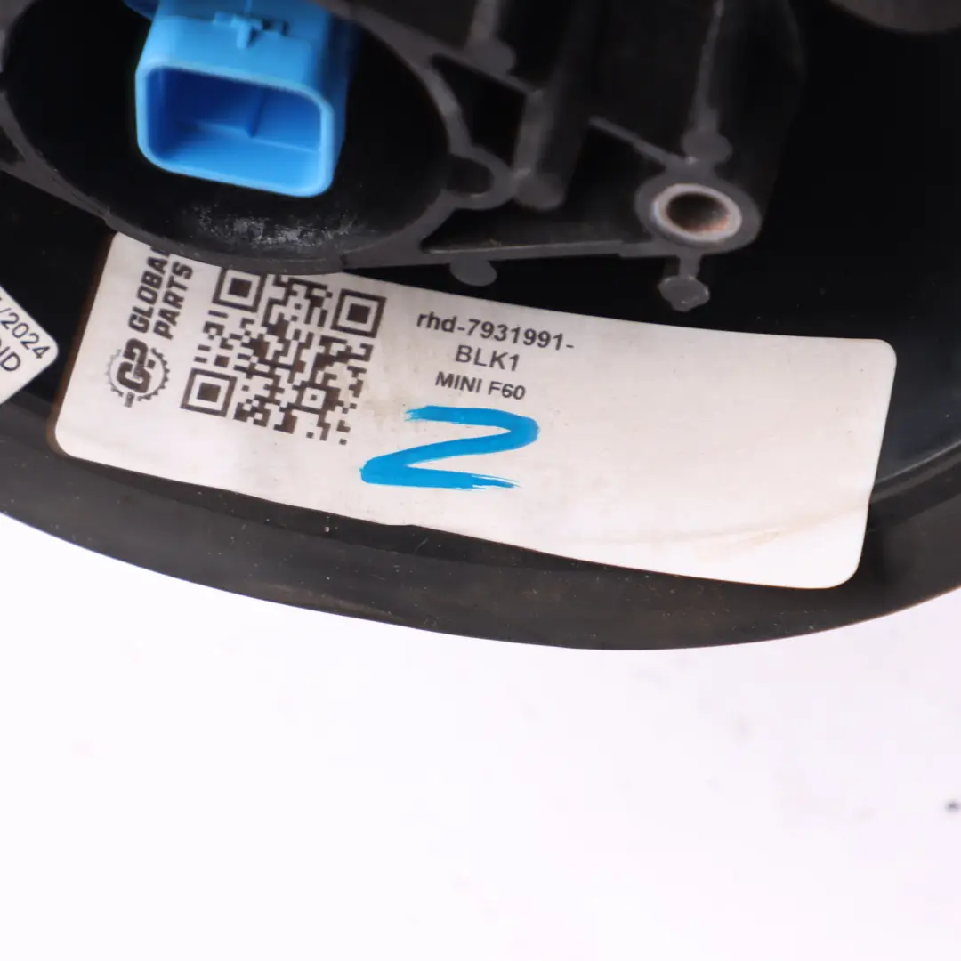  Wing Mirror Mini Countyman F60 JCW Heated Door Left N/S Black 3 Pins - SKU rhd-7931991-BLK1 - Part number 7931991