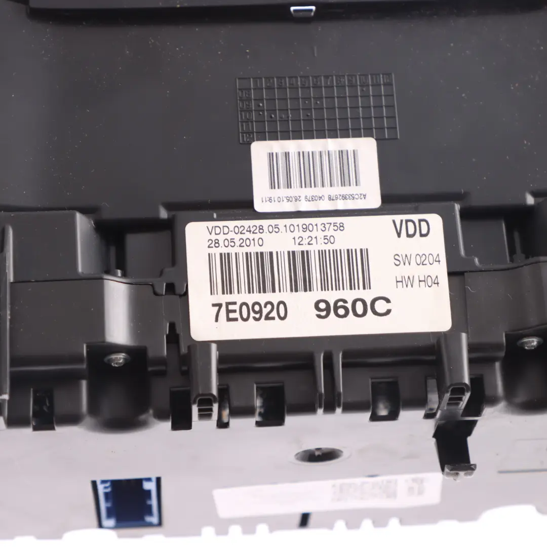 Instrument Cluster Speedo Clocks Manual 7E0920960C to VW Transporter T5 Diesel with Part number 7E0920960C-1 VW Transporter T5 Diesel Instrument Cluster Speedo Clocks Manual 7E0920960C - SKU rhd-7E0920960C-1 - Part number 7E0920960C-1