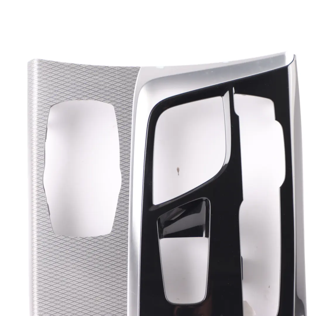 Centre Console Cover BMW G30 G31 Gear Selector Trim Frame Alu Rhombicle to with Part number 8071702 Centre Console Cover BMW G30 G31 Gear Selector Trim Frame Alu Rhombicle - SKU rhd-8071702 - Part number 8071702