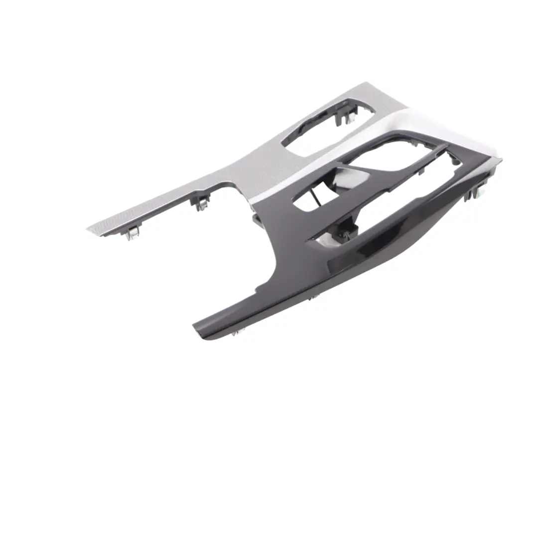Centre Console Cover BMW G30 G31 Gear Selector Trim Frame Alu Rhombicle to with Part number 8071702 Centre Console Cover BMW G30 G31 Gear Selector Trim Frame Alu Rhombicle - SKU rhd-8071702 - Part number 8071702