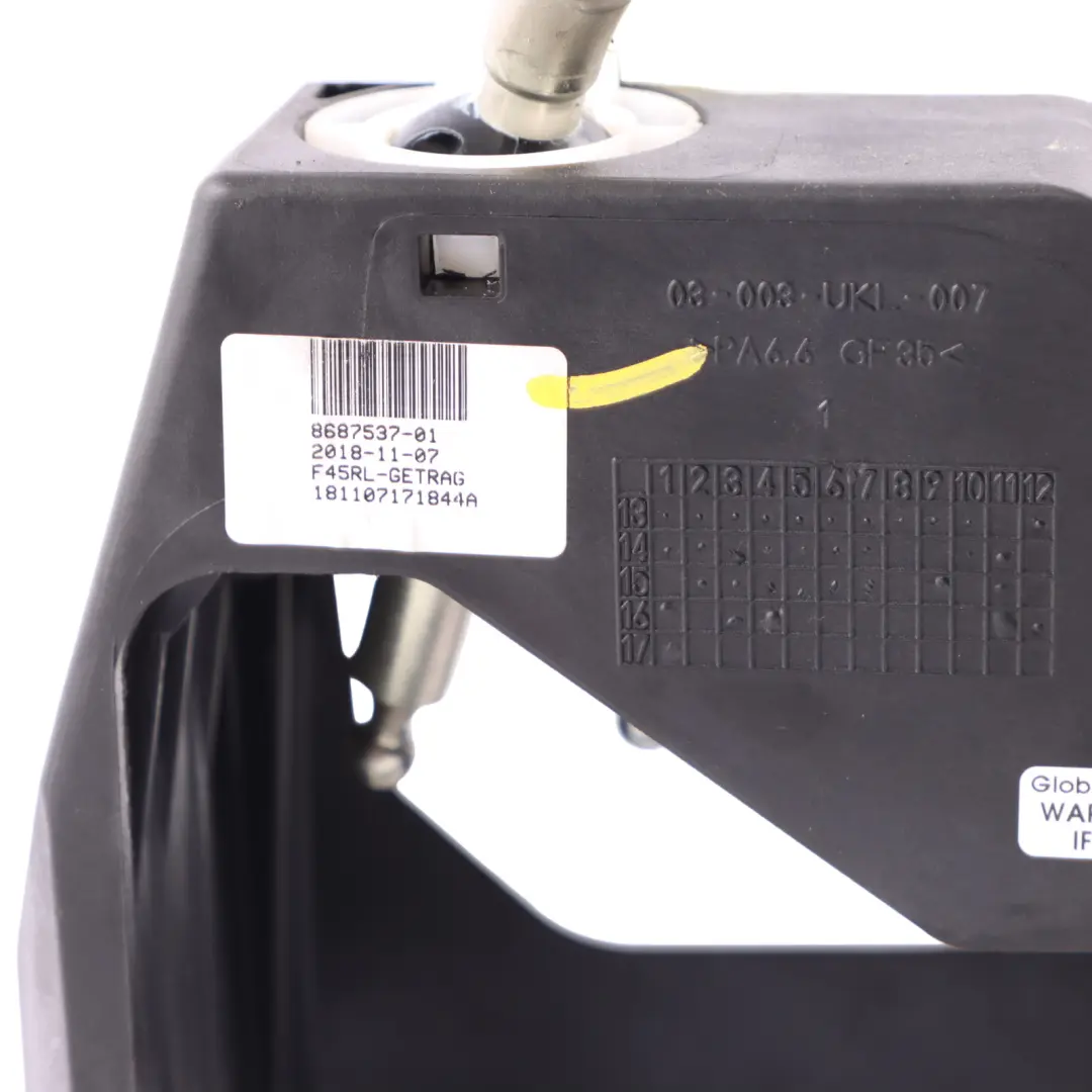 Gearshift Gear Selector Manual Transmission 6-Speed 8602960 to BMW F45 F46 with Part number 8687537 BMW F45 F46 Gearshift Gear Selector Manual Transmission 6-Speed 8602960 - SKU rhd-8687537-1 - Part number 8687537