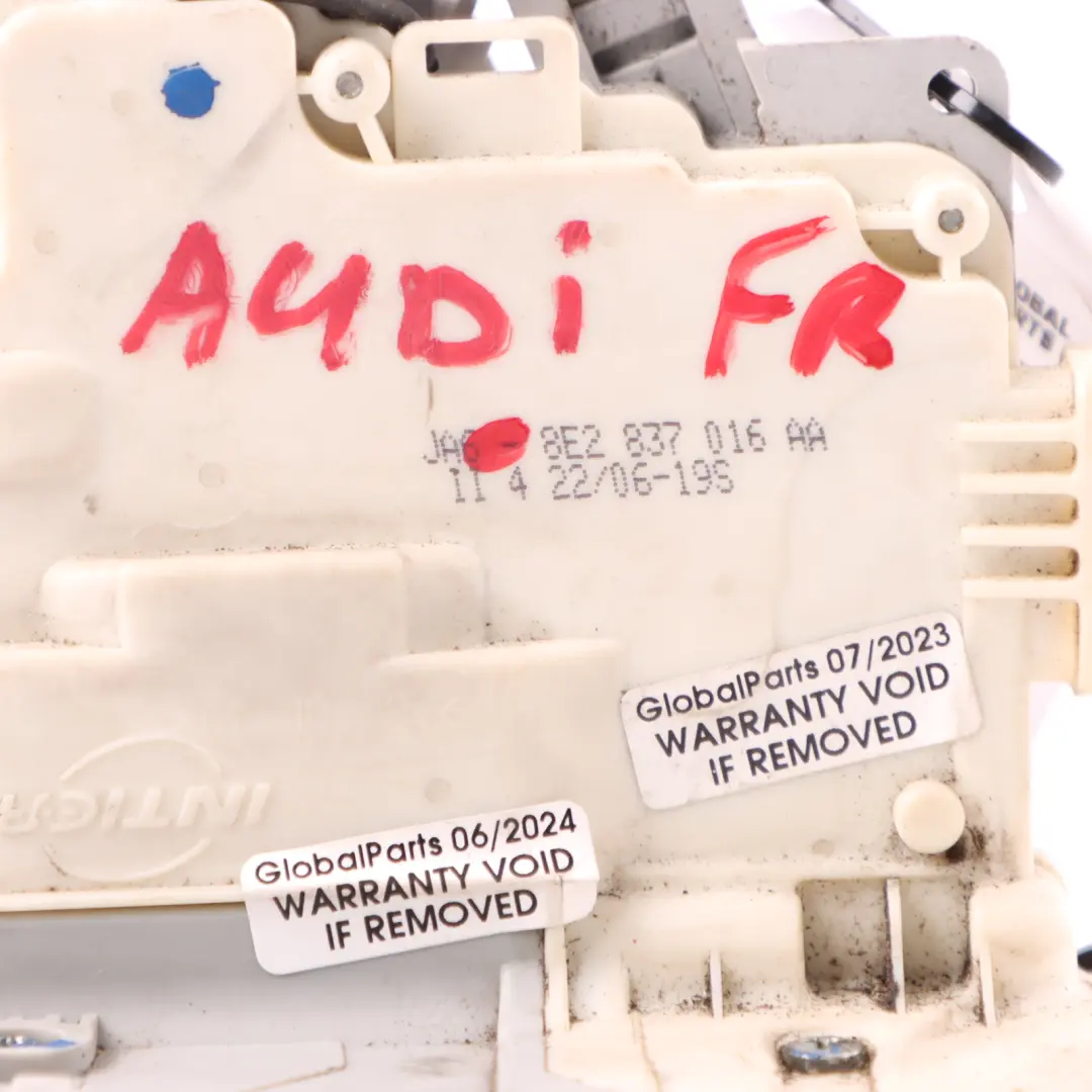 Audi A4 B7 Door Lock Front Right O/S Latch Catch Actuator Mechanism 8E2837016AA - SKU rhd-8E2837016AA-2 - Part number 8E2837016AA-2
