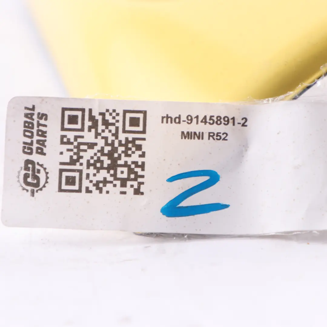 Set Dashboard Panel Trim Cover Liquid Yellow to Mini Cooper R52 Cabrio with Part number 9145888 Mini Cooper R52 Cabrio Set Dashboard Panel Trim Cover Liquid Yellow - SKU rhd-9145891-2 - Part number 9145888