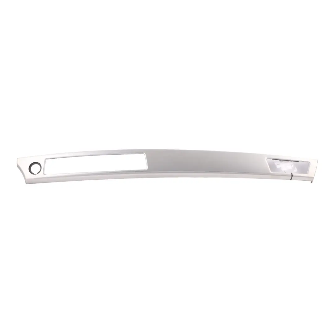 Dashboard Silver Aluminum Feinschlif Left N/S to BMW E90 LCI E91 E92 Cover with Part number 9147393 BMW E90 LCI E91 E92 Cover Dashboard Silver Aluminum Feinschlif Left N/S - SKU rhd-9147393-1 - Part number 9147393