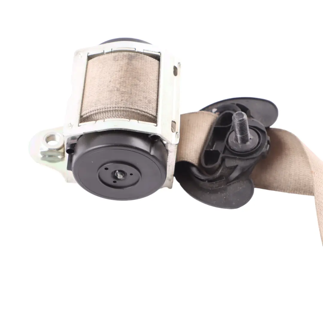 Upper Belt Front Right O/S Seatbelt Oyster to BMW F01 F02 F10 F11 Seat with Part number 9164510 BMW F01 F02 F10 F11 Seat Upper Belt Front Right O/S Seatbelt Oyster - SKU rhd-9164510-1 - Part number 9164510