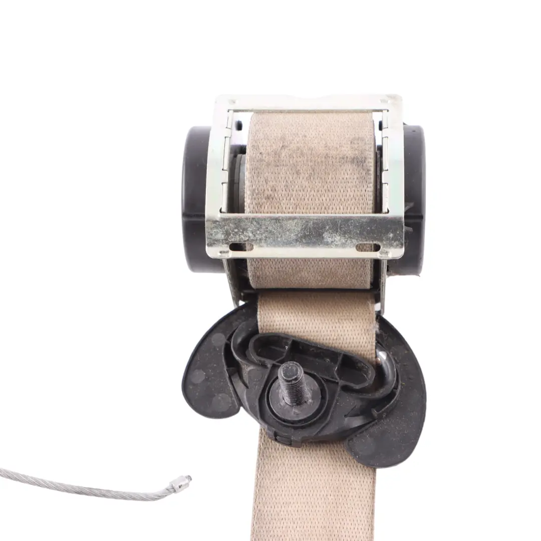 Upper Belt Front Right O/S Seatbelt Oyster to BMW F01 F02 F10 F11 Seat with Part number 9164510 BMW F01 F02 F10 F11 Seat Upper Belt Front Right O/S Seatbelt Oyster - SKU rhd-9164510-1 - Part number 9164510