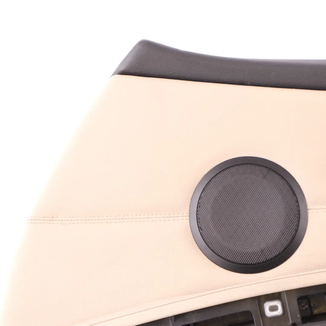 Front Right Door Card O/S Leather Oyster Trim Panel to BMW E90 E91 LCI with Part number 9167830 BMW E90 E91 LCI Front Right Door Card O/S Leather Oyster Trim Panel - SKU rhd-9167830 - Part number 9167830