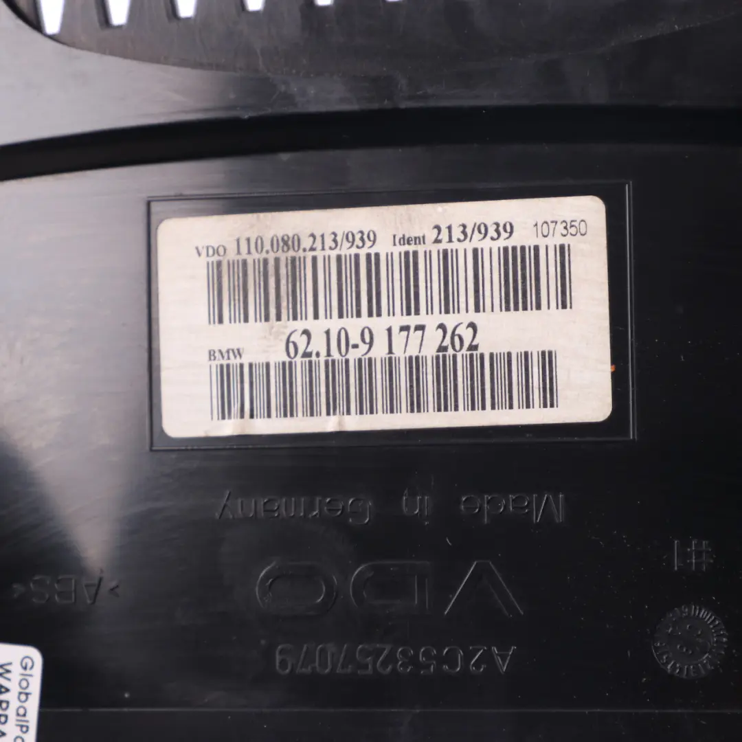 Instrument Cluster BMW E60 E61 Diesel Speedo Clocks Meter Automatic to with Part number 9177262 Instrument Cluster BMW E60 E61 Diesel Speedo Clocks Meter Automatic - SKU rhd-9177262-2 - Part number 9177262