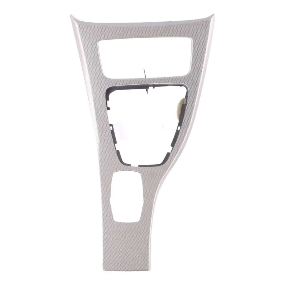 Centre Console Front Trim Gear Surround Glacier Silver to BMW E90 E91 E92 LCI Cover with Part number 9197239 BMW E90 E91 E92 LCI Cover Centre Console Front Trim Gear Surround Glacier Silver - SKU rhd-9197239-1 - Part number 9197239