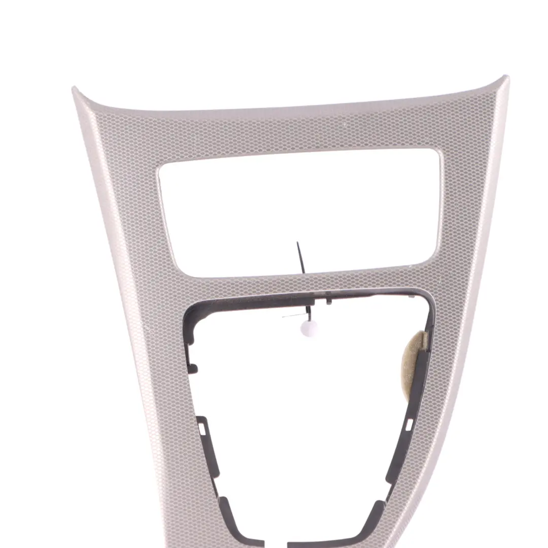 Centre Console Front Trim Gear Surround Glacier Silver to BMW E90 E91 E92 LCI Cover with Part number 9197239 BMW E90 E91 E92 LCI Cover Centre Console Front Trim Gear Surround Glacier Silver - SKU rhd-9197239-1 - Part number 9197239