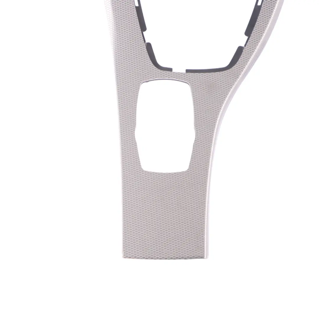 Centre Console Front Trim Gear Surround Glacier Silver to BMW E90 E91 E92 LCI Cover with Part number 9197239 BMW E90 E91 E92 LCI Cover Centre Console Front Trim Gear Surround Glacier Silver - SKU rhd-9197239-1 - Part number 9197239