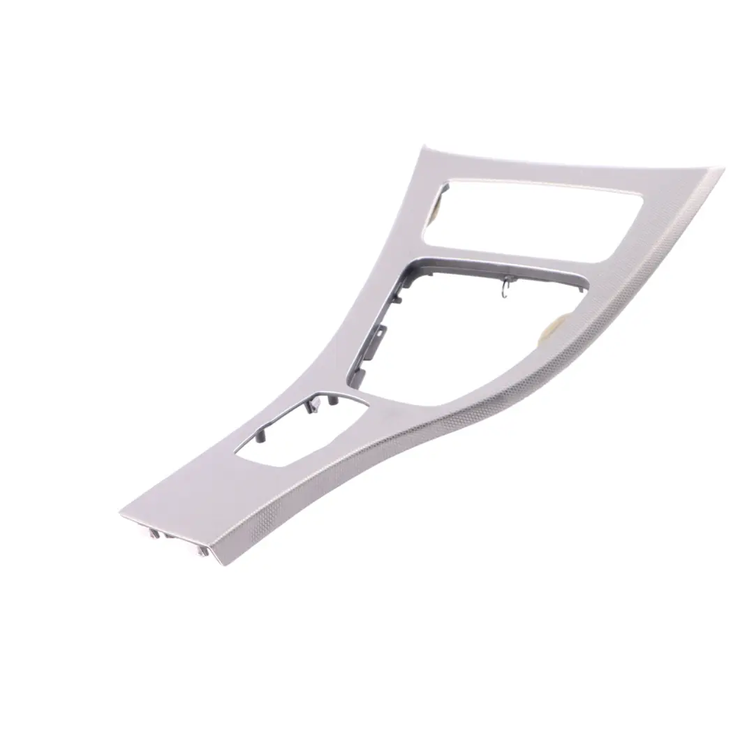 Centre Console Front Trim Gear Surround Glacier Silver to BMW E90 E91 E92 LCI Cover with Part number 9197239 BMW E90 E91 E92 LCI Cover Centre Console Front Trim Gear Surround Glacier Silver - SKU rhd-9197239-1 - Part number 9197239