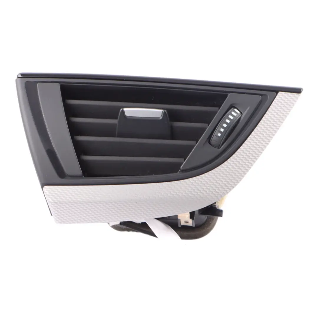 Dashboard Air Vent BMW F20 F21 F22 Right O/S Driver Side Silver Black to with Part number 9205356 Dashboard Air Vent BMW F20 F21 F22 Right O/S Driver Side Silver Black - SKU rhd-9205356-10 - Part number 9205356