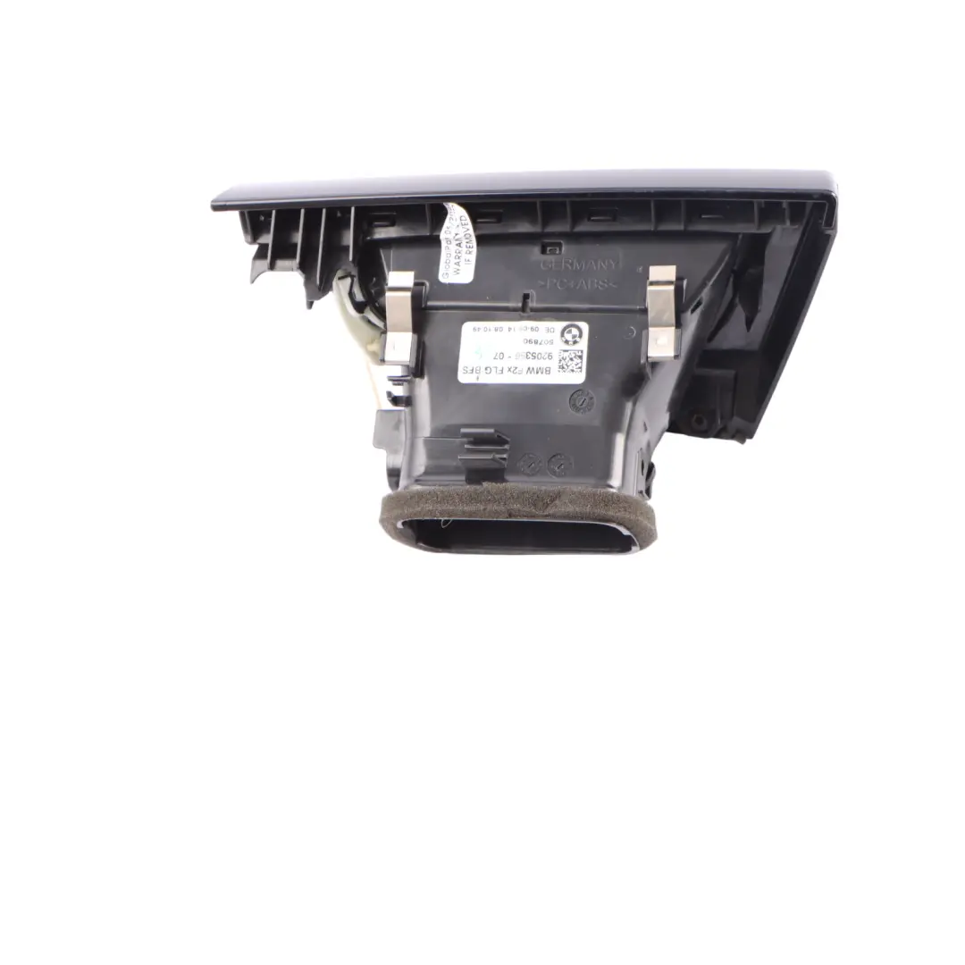 Dashboard Air Vent BMW F20 F21 F22 Right O/S Driver Side Silver Black to with Part number 9205356 Dashboard Air Vent BMW F20 F21 F22 Right O/S Driver Side Silver Black - SKU rhd-9205356-10 - Part number 9205356