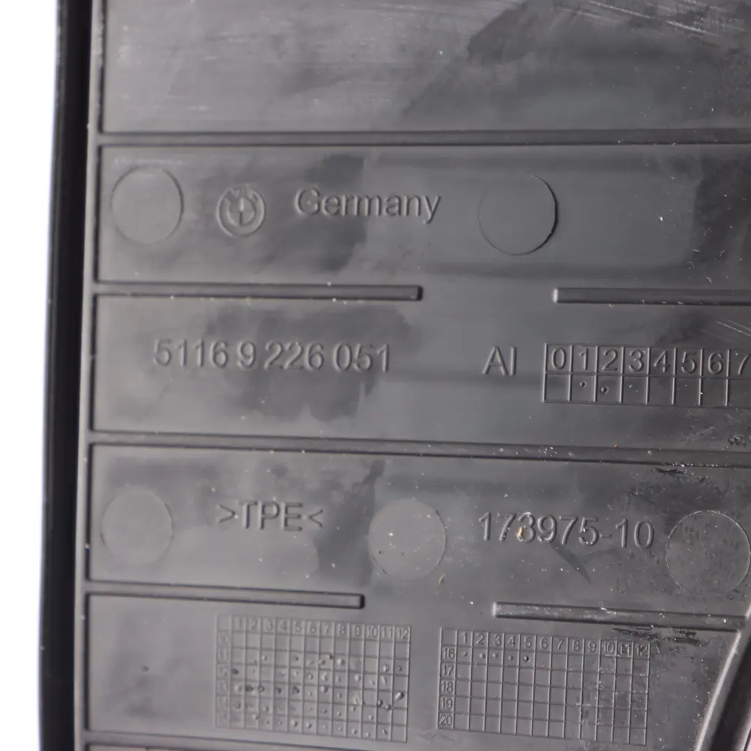 Glove Box Rubber Insert Tray Cover to BMW 1 2 Series F20 F21 F22 LCI with Part number 9226051 BMW 1 2 Series F20 F21 F22 LCI Glove Box Rubber Insert Tray Cover - SKU rhd-9226051 - Part number 9226051