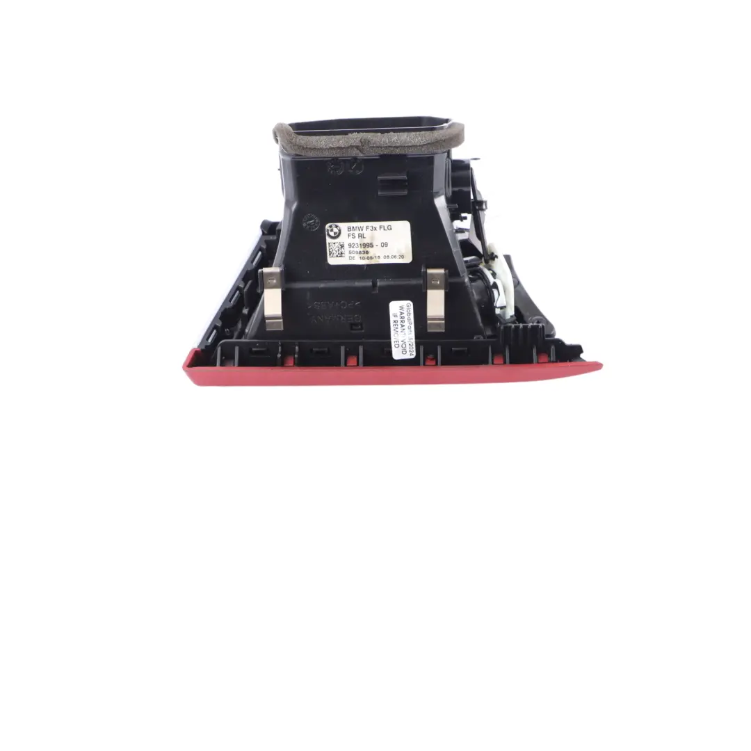 Dashboard Vent BMW F30 F31 F32 Fresh Air Grille Front Right Trim Red to with Part number 9231995 Dashboard Vent BMW F30 F31 F32 Fresh Air Grille Front Right Trim Red - SKU rhd-9231995-11 - Part number 9231995
