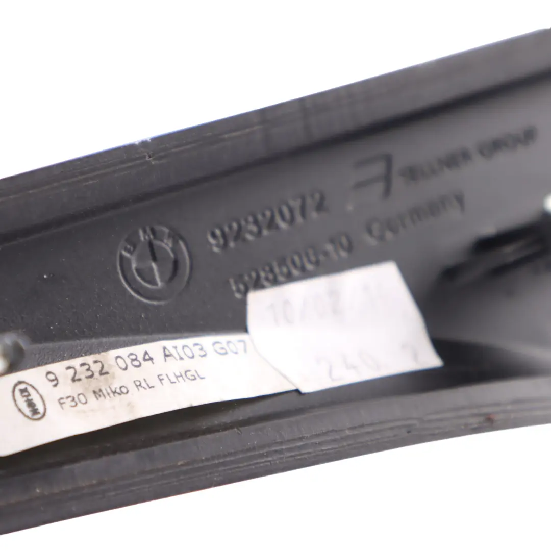  Centre Console Trim BMW F30 F31 Panel Cover Wood Fineline Anthracite - SKU rhd-9232084-3 - Part number 9232084