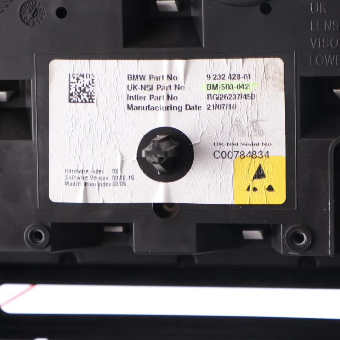 Instrument Cluster Speedo Meter Panel to Mini Cooper One R55 R56 LCI R60 with Part number 9232428 Mini Cooper One R55 R56 LCI R60 Instrument Cluster Speedo Meter Panel - SKU rhd-9232428 - Part number 9232428