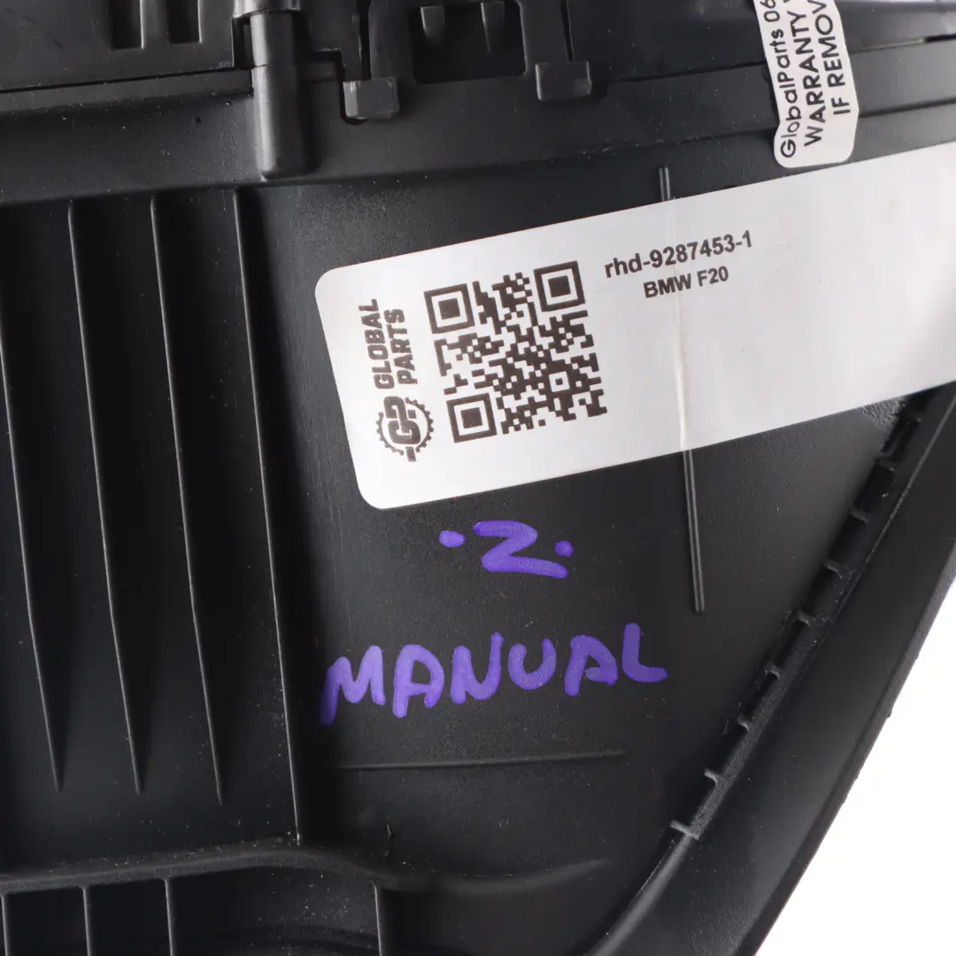 Instrument Cluster BMW F20 F21 F45 Petrol Speedo Clocks Gauges Manual to with Part number 9287453 Instrument Cluster BMW F20 F21 F45 Petrol Speedo Clocks Gauges Manual - SKU rhd-9287453-1 - Part number 9287453