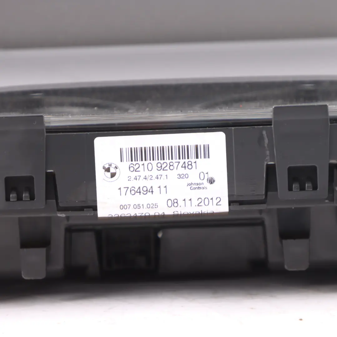 BMW 3 4 F30 F31 F32 Instrument Cluster Speedo Clocks MPH Automatic - SKU rhd-9287481-1 - Part number 9287481