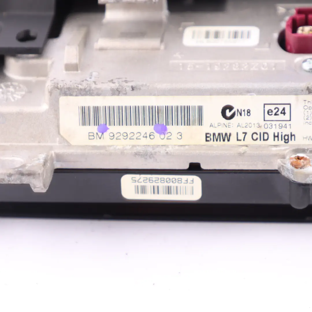 Display BMW F20 F21 F22 Central Information Infotainment Screen 8,8" to with Part number 9292246 Display BMW F20 F21 F22 Central Information Infotainment Screen 8,8" - SKU rhd-9292246 - Part number 9292246